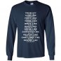 Funny popular cool love president inspire like obama Long Sleeve Gildan