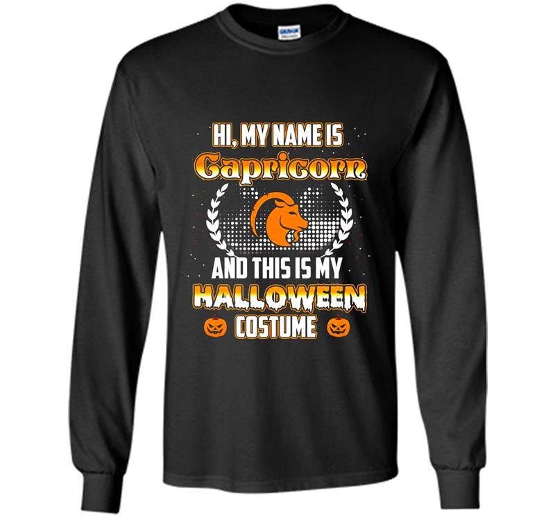 Halloween costume for capricorn zodiac birthday gift ideas Long Sleeve