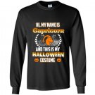 Halloween costume for capricorn zodiac birthday gift ideas Long Sleeve Gildan