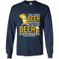 Hat cat sayings i will drink beer everywhere  Long Sleeve Gildan