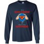 Im a school counselor whats your superpower funny Long Sleeve Gildan