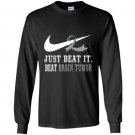 Just beat it beat brain tumor Long Sleeve Gildan