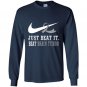Just beat it beat brain tumor Long Sleeve Gildan