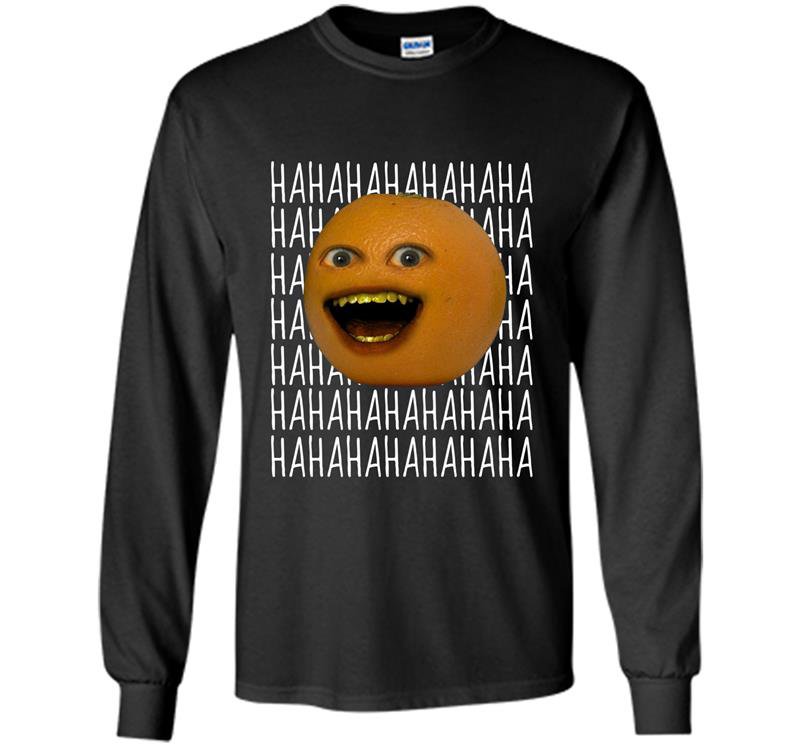 Kids annoying orange Long Sleeve Gildan