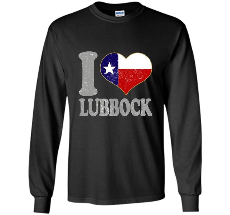 Lubbock texas hooded sweat clothing city pride Long Sleeve Gildan