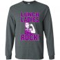 Lunch lady rock Long Sleeve Gildan