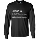 Mens abuelo definition funny gift for spanish grandfather Long Sleeve Gildan