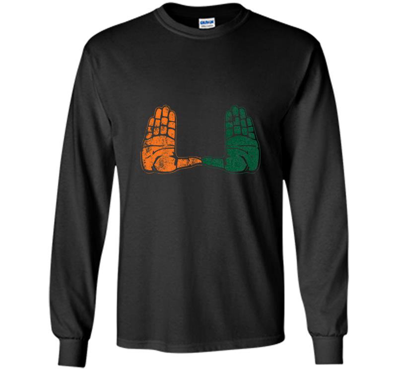 Miami university fan tee cool hand u Long Sleeve Gildan