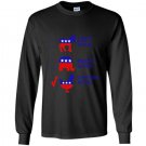 Political parties left wing right wing chicken wing Long Sleeve Gildan