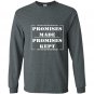 Promises made promises kep trump rally sign Long Sleeve Gildan