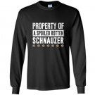 Property of a spoiled rotten schnauzer Long Sleeve Gildan