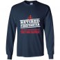 Retired firefighter only way happier firefighter work Long Sleeve Gildan