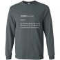 Rookie definition dictionary pullover Long Sleeve Gildan