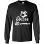 Soccer meemaw cute funny player fan gift Long Sleeve Gildan