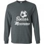 Soccer meemaw cute funny player fan gift Long Sleeve Gildan
