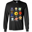 Solar system astrophysicist cool milky way Long Sleeve Gildan