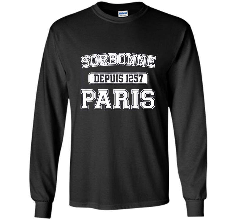 Sorbonne paris tee university school Long Sleeve Gildan
