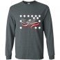 The whiskey rebellion classic fit Long Sleeve Gildan