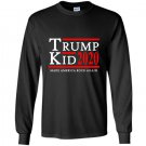 Trump kid 2020 make america rock again funny campaign Long Sleeve Gildan