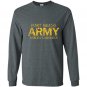 Us army fort bragg north carolina faded grunge Long Sleeve Gildan