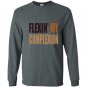 Womens flexin my complexion Long Sleeve Gildan