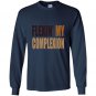 Womens flexin my complexion Long Sleeve Gildan