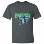 American dad bazooka sharks logo t-shirt