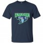American dad bazooka sharks logo t-shirt