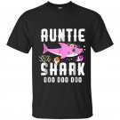 Auntie shark doo doo doo family gift t-shirt