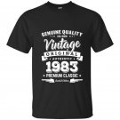 Born in 1983 vintage birthday made in 1983 t-shirt