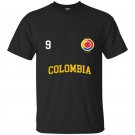 Colombia soccer hoodie no 9 colombian flag camiseta futbol t-shirt