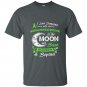 Duchenne muscular dystrophy awareness moon back love t-shirt