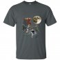 Funny cat three wolf moon parody t-shirt