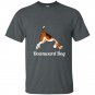 Funny yoga pose meditation animals downward dog t-shirt