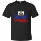 Haitian sak pase pride flag tee i love haiti roots t-shirt