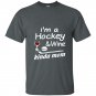 Hockey mom wine t-shirt