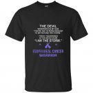 I am the storm esophageal cancer warrior t-shirt