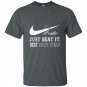 Just beat it beat brain tumor t-shirt