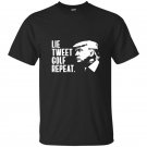 Lie tweet golf repeat donald trump t-shirt