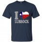 Lubbock texas hooded sweat clothing city pride t-shirt