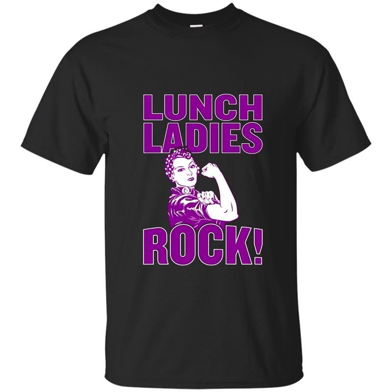 Lunch lady rock t-shirt