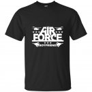 Mens proud air force boyfriend helicopters and planes t-shirt