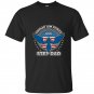 Mens proud air force step dad military airman pride t-shirt