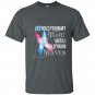 Miscarriage awareness hold in heart heaven pregnancy t-shirt