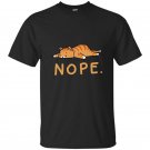 Nope not today funny lazy cat t-shirt