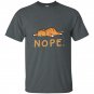 Nope not today funny lazy cat t-shirt
