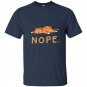 Nope not today funny lazy cat t-shirt