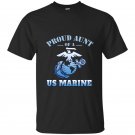 Proud aunt of a us marine t-shirt