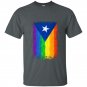 Puerto rican or cuban gay pride flag rainbow destroy t-shirt