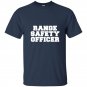 Range safety officer for gun range staff or hobbyist t-shirt
